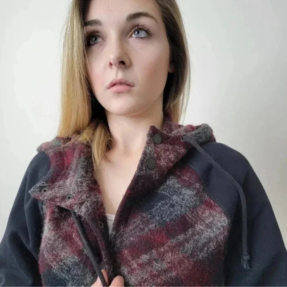 Armani Exchange Wool Plaid Bomber Jacket - Picture 9 of 12